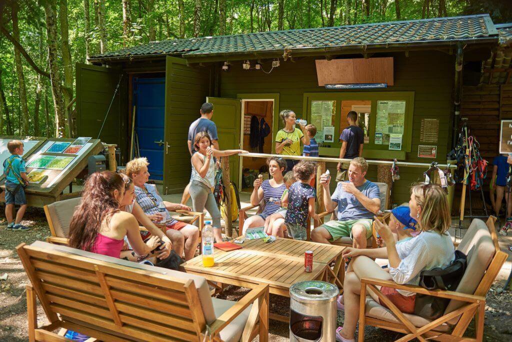 Hotel Le Camping Grand Cerf Gimouille Zewnętrze zdjęcie